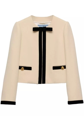 Prada single-breasted jacket - Neutrals