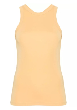 TOTEME sleeveless crepe tank top - Yellow