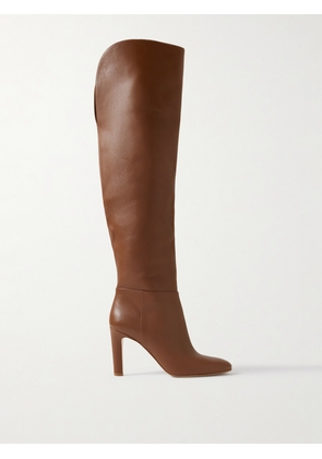 Gabriela Hearst - Linda Leather Over-the-knee Boots - Brown - IT37,IT37.5,IT38,IT38.5,IT39,IT39.5,IT40