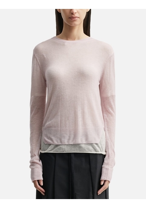 Layered Two Tone Sweatshirt