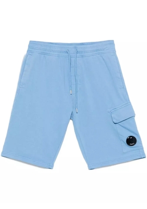C.P. Company Lens-detail cargo shorts - Blue
