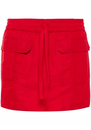 P.A.R.O.S.H. elasticated-waistband skirt - Red