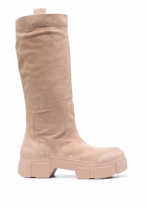 Vic Matie suede slip-on boots - Neutrals