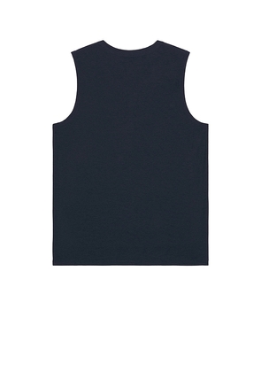 Beyond Yoga Featherweight Freeflo Muscle Tank in Blue. Size L. Also in M, S, XL/1X, XXL/2X.