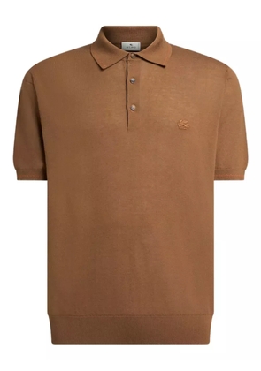 ETRO short-sleeve polo shirt - Brown