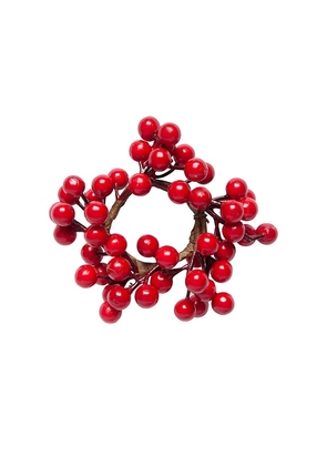 Chefanie Red Berry Napkin Rings in Red.