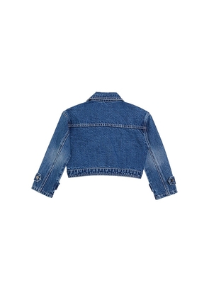Bardot Junior Coco Denim Jacket in Blue. Size 4-5yr. Also in 6-7yr.