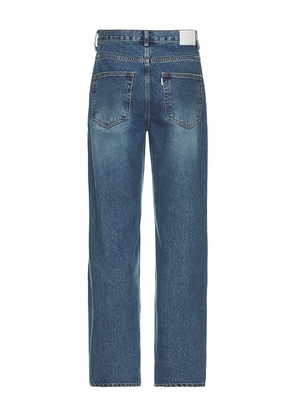Dunst Low Rise Wide Jeans in Blue. Size M. Also in L.