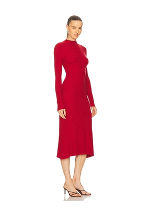 Callahan Leesa Midi Dress in Red. Size L. Also in XS.