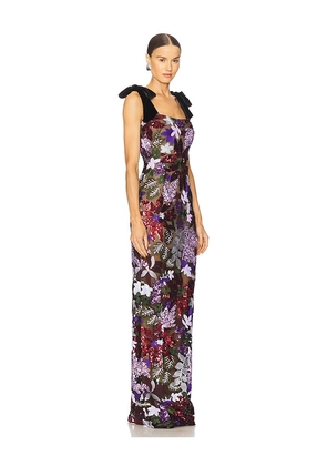 Bronx and Banco Dahlia Maxi Dress in Lavender. Size L. Also in M, S, XL, XS.