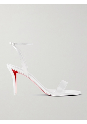 Christian Louboutin - Miss Z 80 Leather Sandals - White - IT36,IT36.5,IT37,IT37.5,IT38,IT38.5,IT39,IT39.5,IT40,IT40.5,IT41,IT41.5,IT42