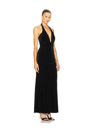 Bardot Elvira Halter Maxi Dress in Black. Size 10. Also in 12, 2, 4, 6, 8.