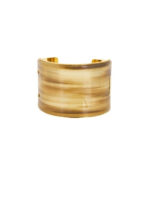 Demarson Primo Arm Cuff in Metallic Gold.