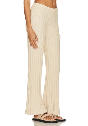 House of Harlow 1960 x REVOLVE Ilaria Boucle Pants in Beige. Size XS. Also in XXS.