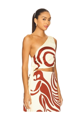 Eugenia Fernandez Aira Top in Ivory. Size M. Also in L, S, XS.