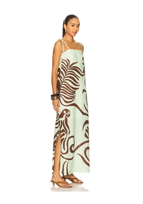 Eugenia Fernandez Ona Dress in Mint. Size L. Also in M, S, XS.