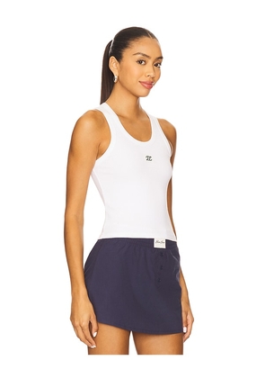 Eleven Eleven Tank Top in White. Size L. Also in M, S, XL, XS.