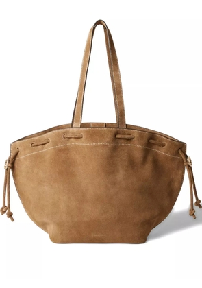 Claudie Pierlot Alban suede shoulder bag - Brown