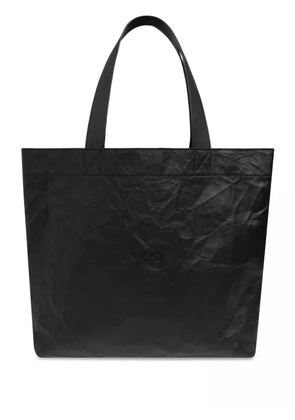 Y-3 logo-print tote bag - Black
