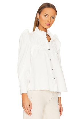 Isabel Marant Etoile Idety Blouse in White. Size 34/2. Also in 38/6, 40/8.