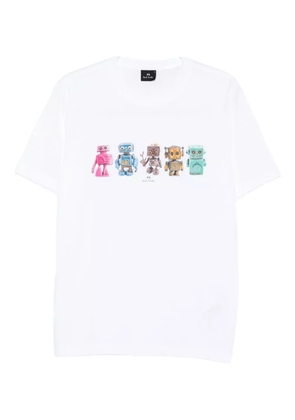 PS Paul Smith robot-print T-shirt - White