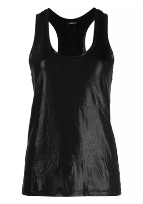 TOM FORD laminated tank top - Black