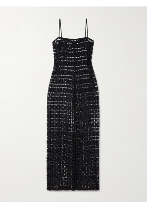 Sara Cristina - Playa Crocheted Cotton Maxi Dress - Black - x small,small,medium,large,x large