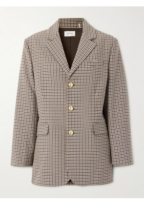 FRAME - Houndstooth Tweed Blazer - Neutrals - US0,US2,US4,US6,US8,US10,US12,US14