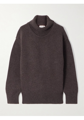 Veronica de Piante - Delphine Wool And Cashmere-blend Turtleneck Sweater - Brown - x small,small,medium,large