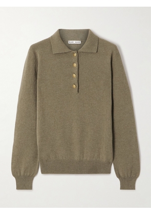BLAZÉ Milano - Highland Wool And Cashmere-blend Polo Sweater - Neutrals - 00,1,2,3,4