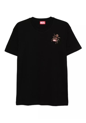 Diesel spider-embellished T-shirt - Black