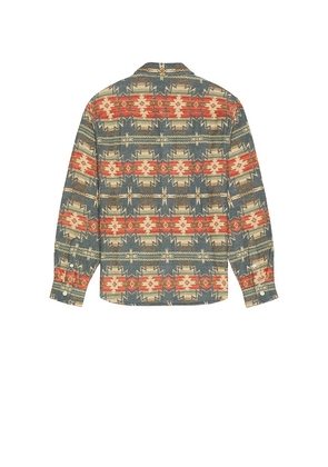 Faherty Doug Good Feather Canyon Overshirt in Blue. Size L. Also in S.