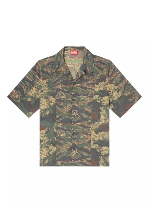 Diesel S-Brack-EPBW camouflage-print short-sleeve shirt - Green