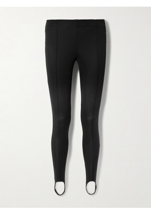 The Frankie Shop - Caserta Piped Stretch-jersey Stirrup Leggings - Black - XXS,XS,S,M,L,XL