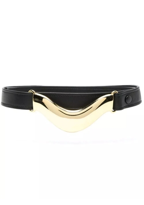 Déhanche Brancusi leather belt - Black