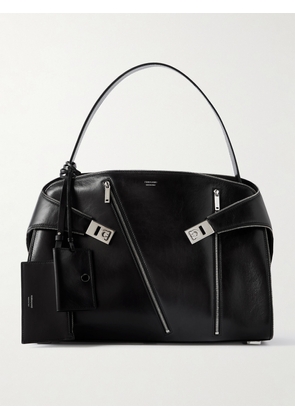 Ferragamo - Hug Large Leather Shoulder Bag - Black - One size