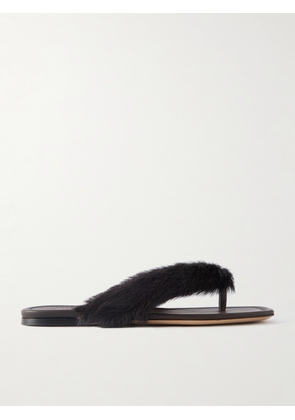 Ferragamo - Loly Shearling Sandals - Brown - IT36,IT36.5,IT37,IT37.5,IT38,IT38.5,IT39,IT39.5,IT40,IT40.5,IT41,IT41.5,IT42