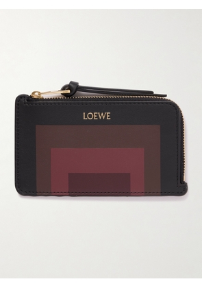 LOEWE - + Josef Albers Printed Leather Cardholder - Multi - One size