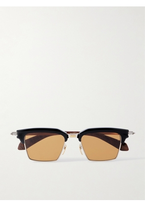Jacques Marie Mage - Alin D-frame Gold-tone, Titanium And Acetate Sunglasses - Black - One size