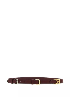ETRO leather buckle belt - Red