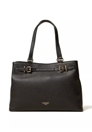 TWINSET buckle-fastening tote bag - Black