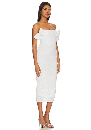 Nookie Charisma Midi in White. Size M. Also in S, XS.