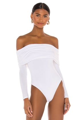 Lovers and Friends Fatima Bodysuit in White. Size M. Also in L, S, XL, XS, XXS.