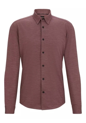 BOSS long-sleeve button-down shirt - Red