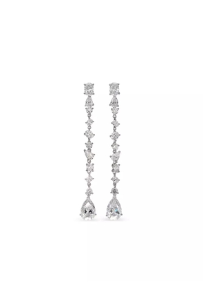 Anabela Chan 14K white gold Celestial Dust diamond earrings - Silver