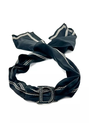 Christian Dior Pre-Owned 1990s logo necklace - Black