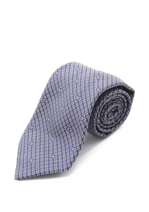 CHANEL Pre-Owned 1986-1988 silk tie - Blue