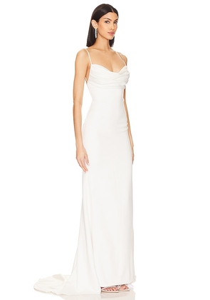 Katie May X Noel And Jean Claudia Gown in Ivory. Size L. Also in M, S, XS.