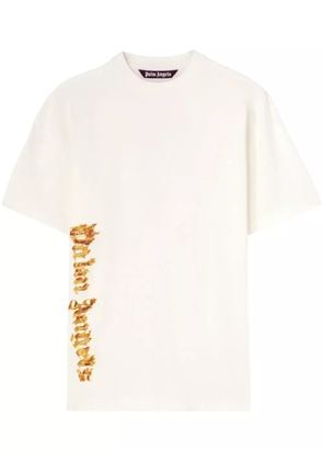 Palm Angels graphic-print cotton T-shirt - Neutrals