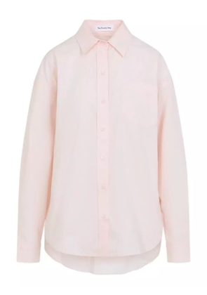 The Frankie Shop pocketed cotton shirt - Pink